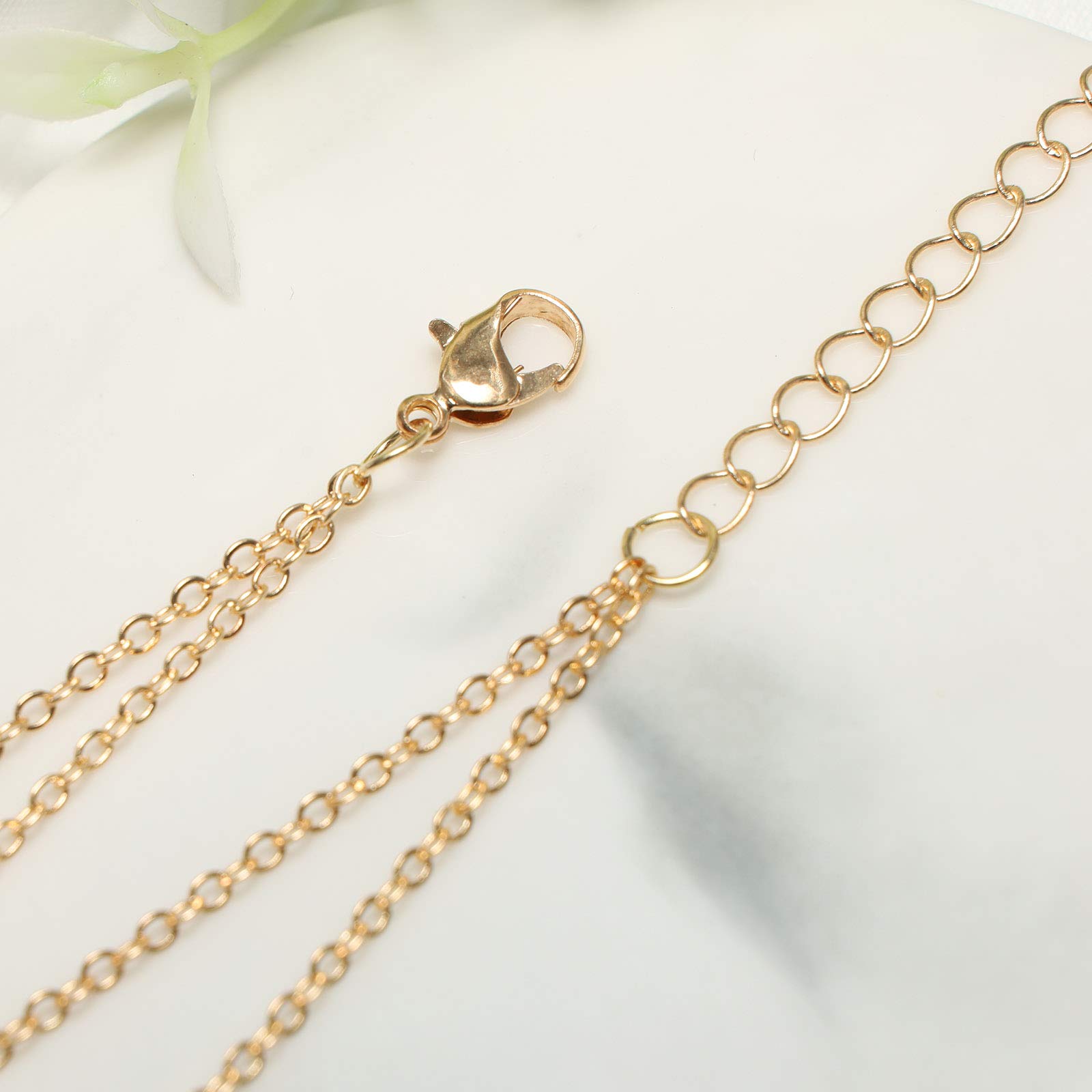 YienDoo Multilayer Gold Sequin Necklace - Round Disc & Vertical Bar Pendant Layered Charm Chain Jewelry for Women and Girls | Perfect for Parties, Weddings, and Everyday Elegance