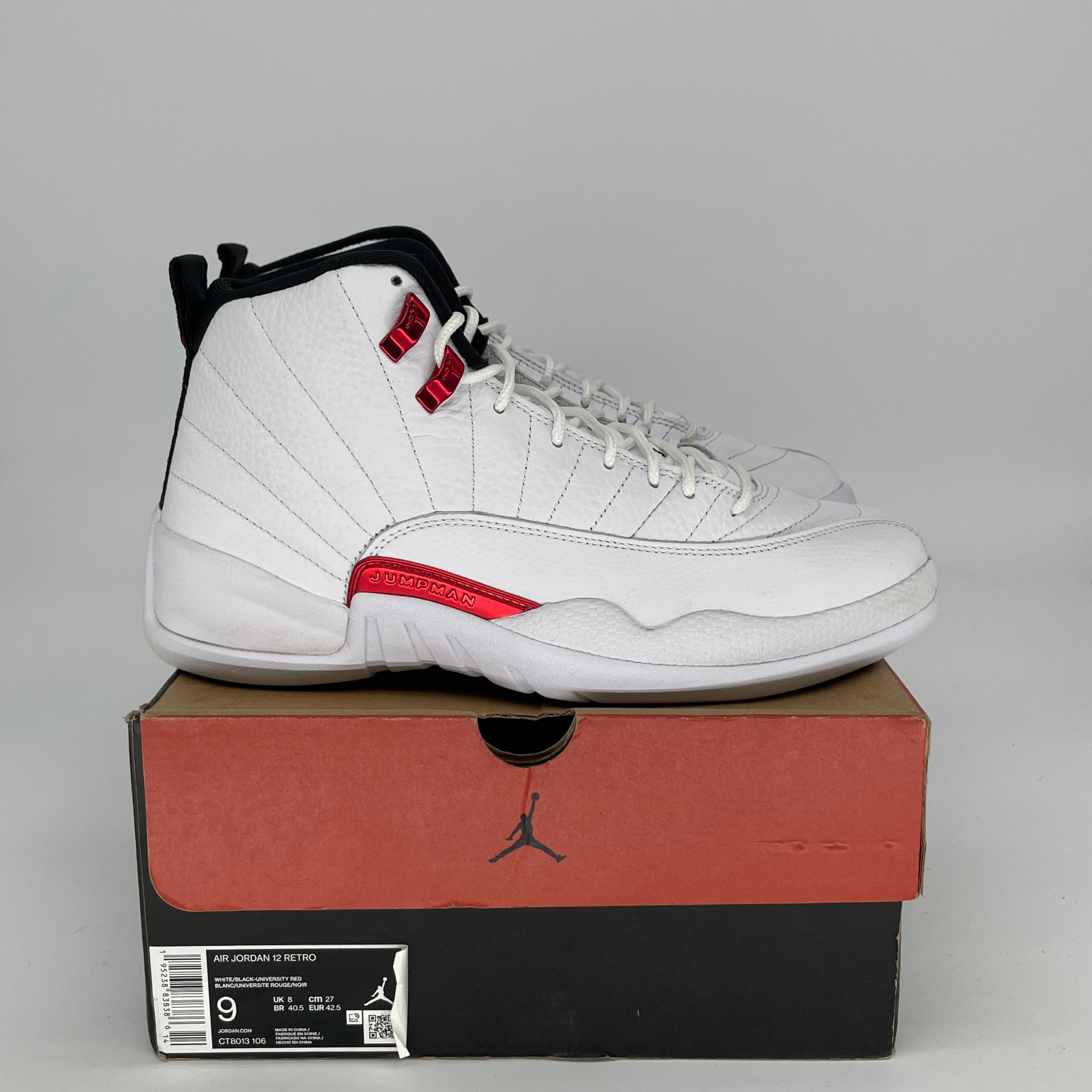 AIR JORDAN 12 TWIST Basketball Shoes Men's Size 9/10.5W Retro Style CT8013-106 - Perfect for Streetwear, Sneaker Collection & Casual Sports Fashion