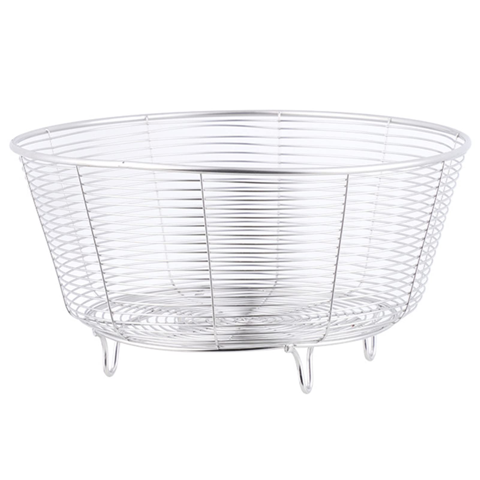 Kasituny Stainless Steel Fruit Basket with Non-Stick Coating - Large Capacity Kitchen Colander for Fruits, Vegetables & Household Organization - Perfect for Kitchen Storage, Meal Prep & Home Decor