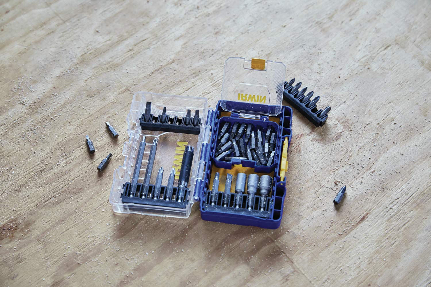 IRWIN 20-Piece Drywall Screwdriver Bit Set - #2 Square Drive for Drywall Installation & Home Repairs (IWAF121SQ220D) - Perfect for DIY Projects, Construction & Professional Use