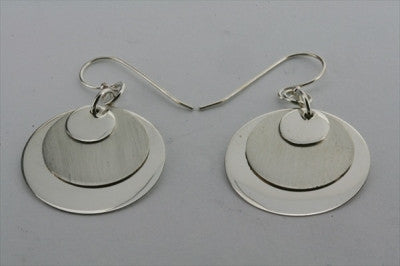 Polished Matte Polka Dot Disc Earrings - Trendy Dangle Earrings for Women, Perfect for Parties, Weddings & Everyday Wear