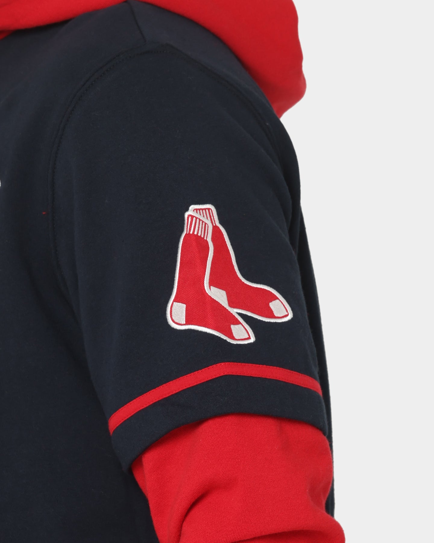 47 Brand Boston Red Sox Shortstop Hoodie for Men - Navy Blue Pullover Hooded Sweatshirt - Perfect for Baseball Games, Fall Outfits & Casual Wear