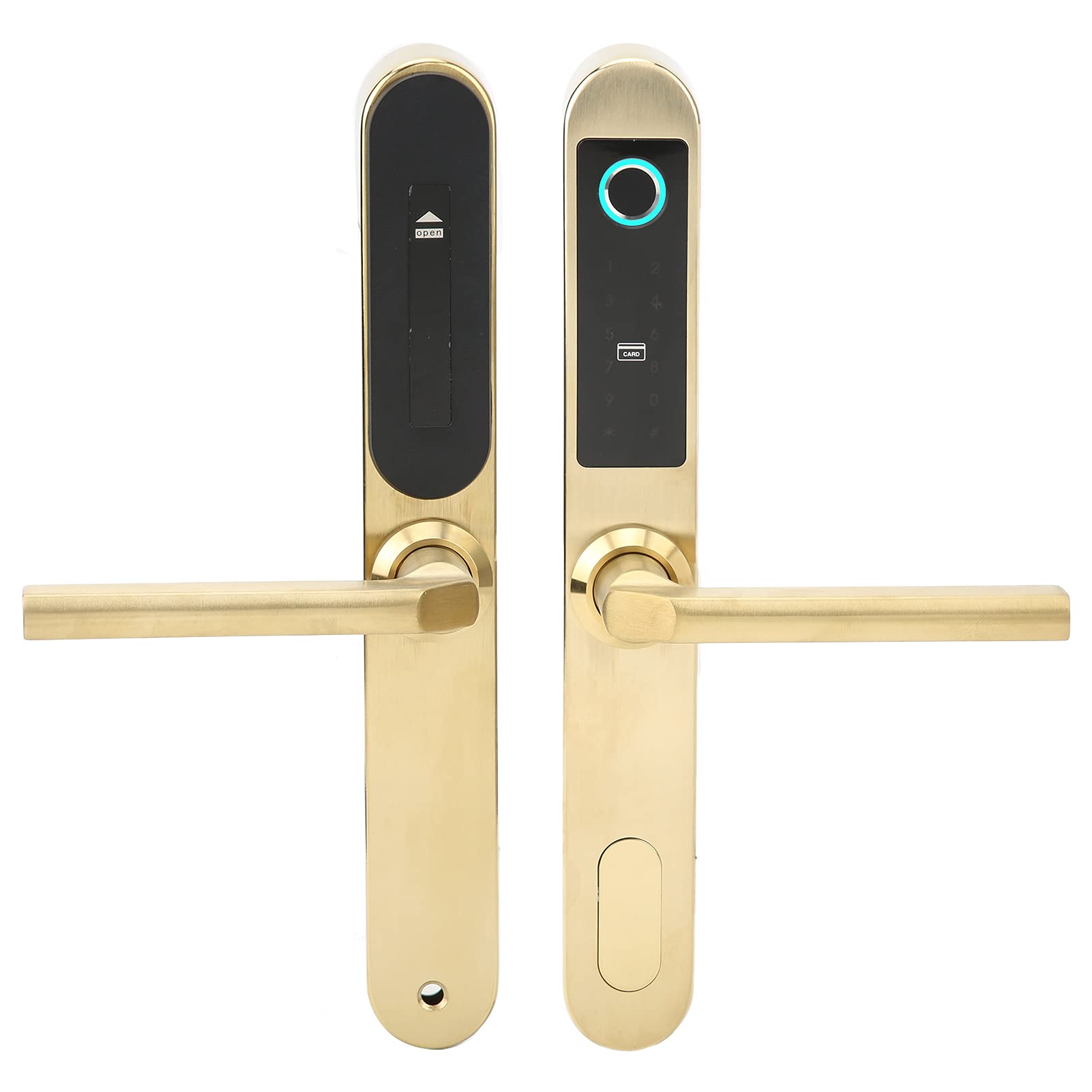 Dilwe Smart Door Lock - Fingerprint, Password, IC Card & Mechanical Key Digital Security Lock for Homes, Apartments, Offices & More | Secure Entry for Smart Homes, Schools & Commercial Buildings