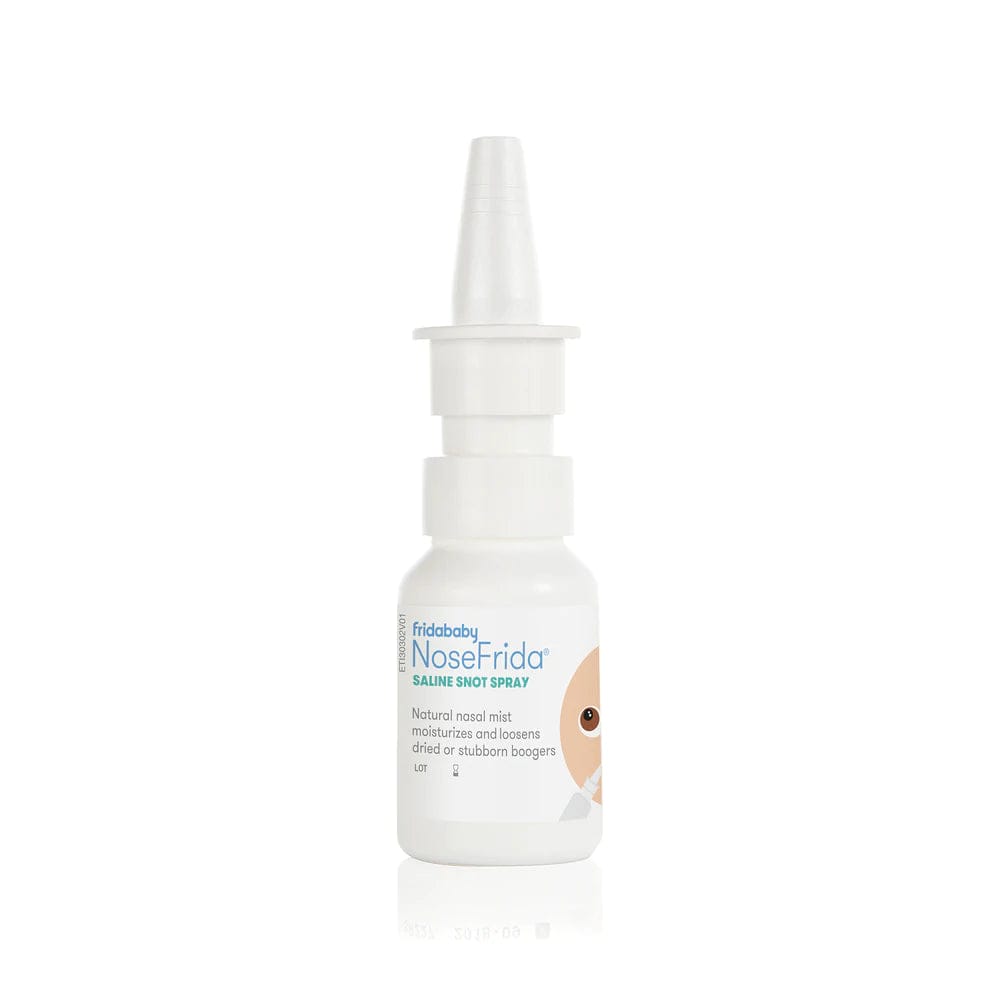 Fridababy Nosefrida Saline Nasal Spray for Babies - Gentle Snot Remover & Nasal Congestion Relief - Safe for Newborns & Toddlers - Perfect for Cold, Flu & Allergy Season