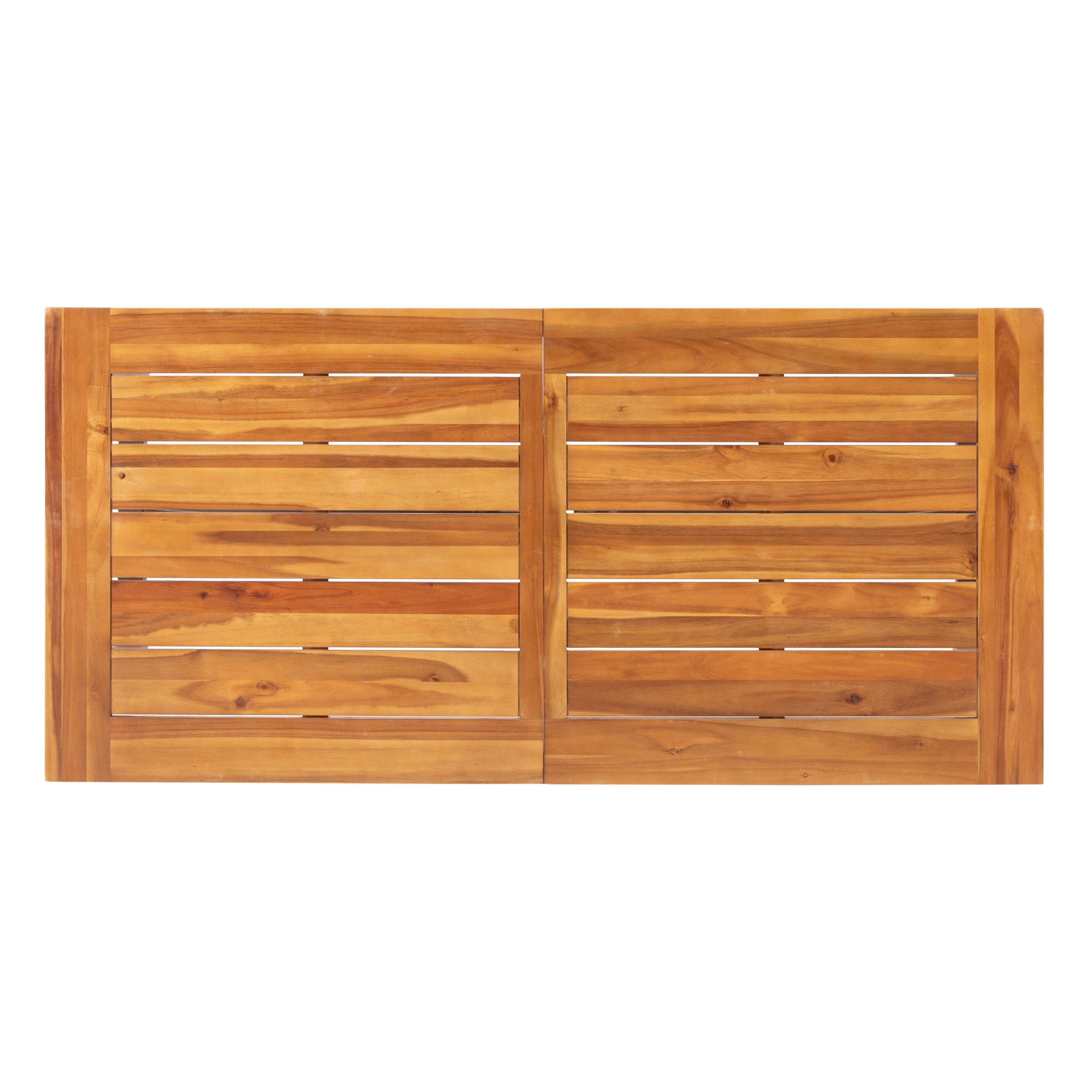CATRIONA 3-Piece Wooden Outdoor Dining Set - Patio, Garden, Backyard Furniture for Al Fresco Dining & Entertaining