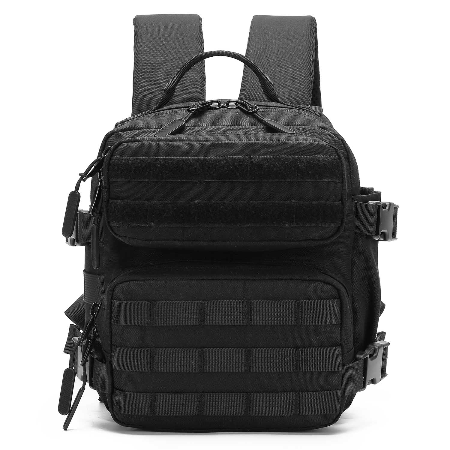 Mini Backpack 9L for Women & Men - Gym, Travel, Camping (Black) - Perfect for Hiking & Daily Use