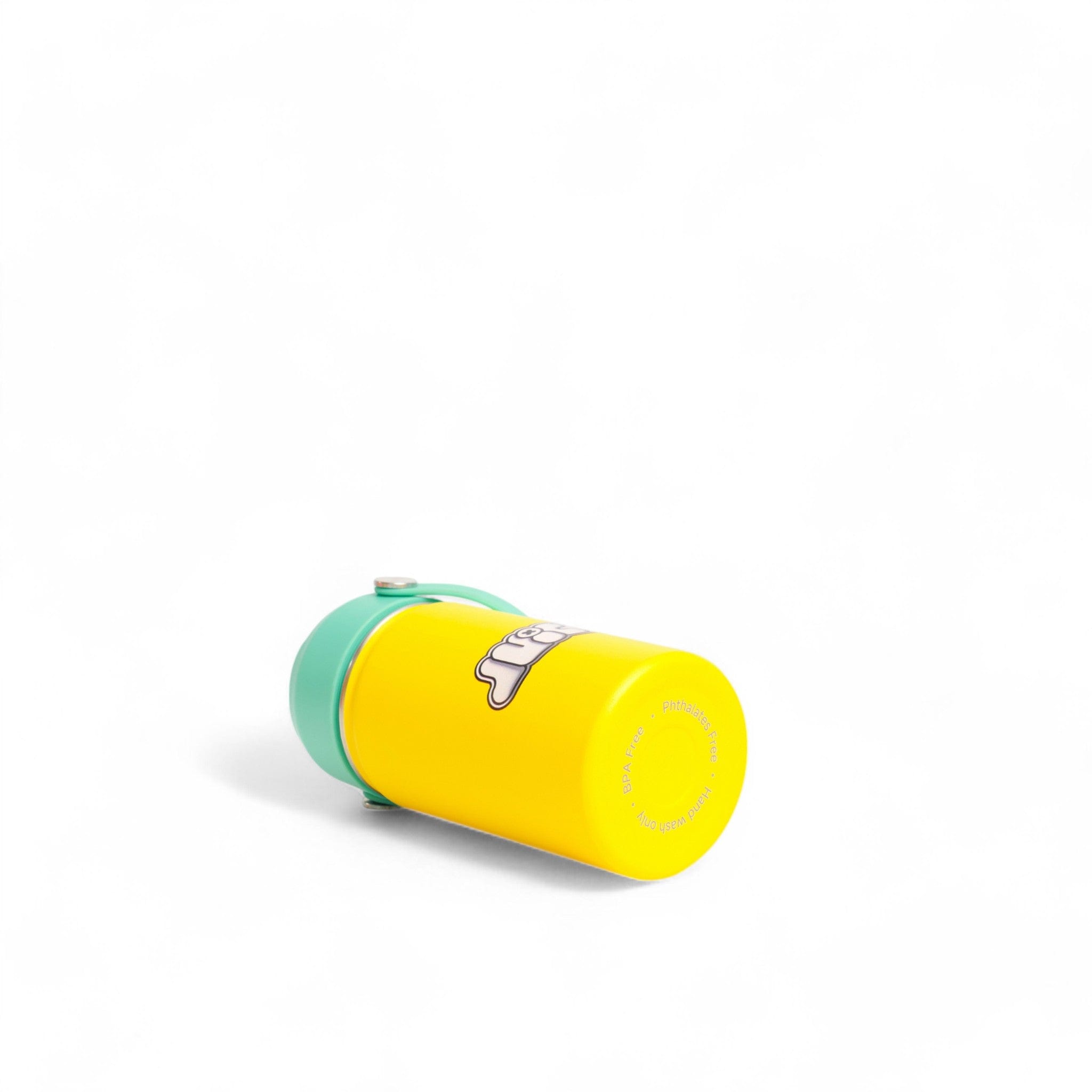 Small Yellow Blok Party Bottle - Leak-Proof & Durable for Outdoor Adventures, Parties, and Travel