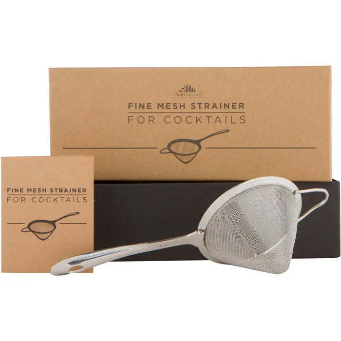Premium Stainless Steel Fine Mesh Strainer - Ultra-Fine Kitchen Sieve for Tea, Coffee, Herbs & Cooking - Ideal for Filtering, Sifting & Straining Liquids