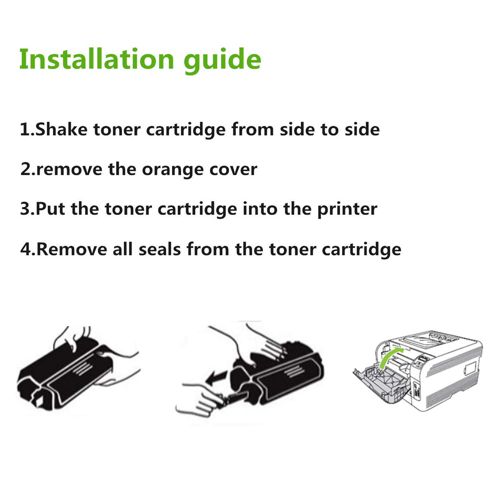 High Yield HP 13X Q2613X Compatible Toner Cartridge (4-Pack Black) - Works with LaserJet 1300/1300n/1300xi/1300t Printers | Ideal for Office Printing, Business Documents & High Volume Home Use