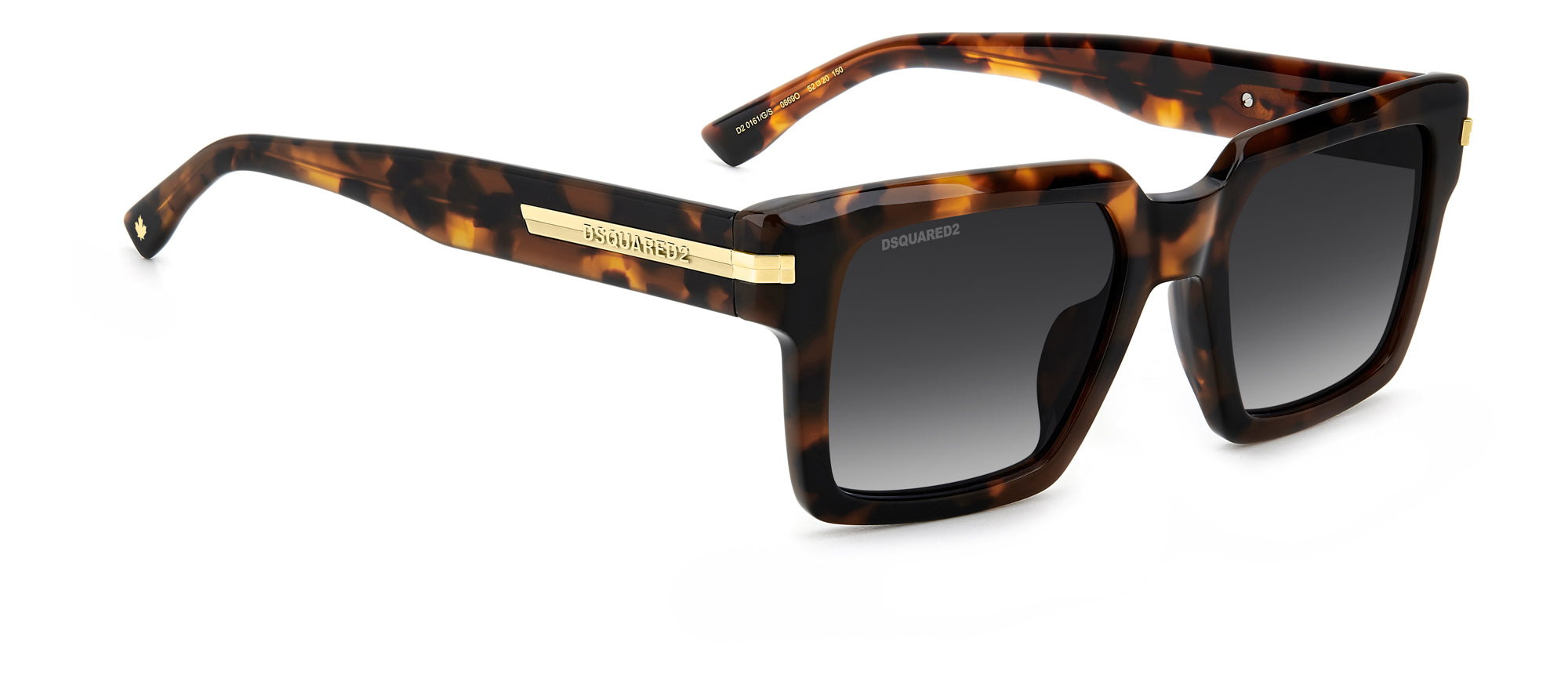DSQUARED2 D2 0161/G/S Sunglasses - Polarized UV Protection Aviator Style for Men & Women - Perfect for Driving, Travel & Outdoor Activities