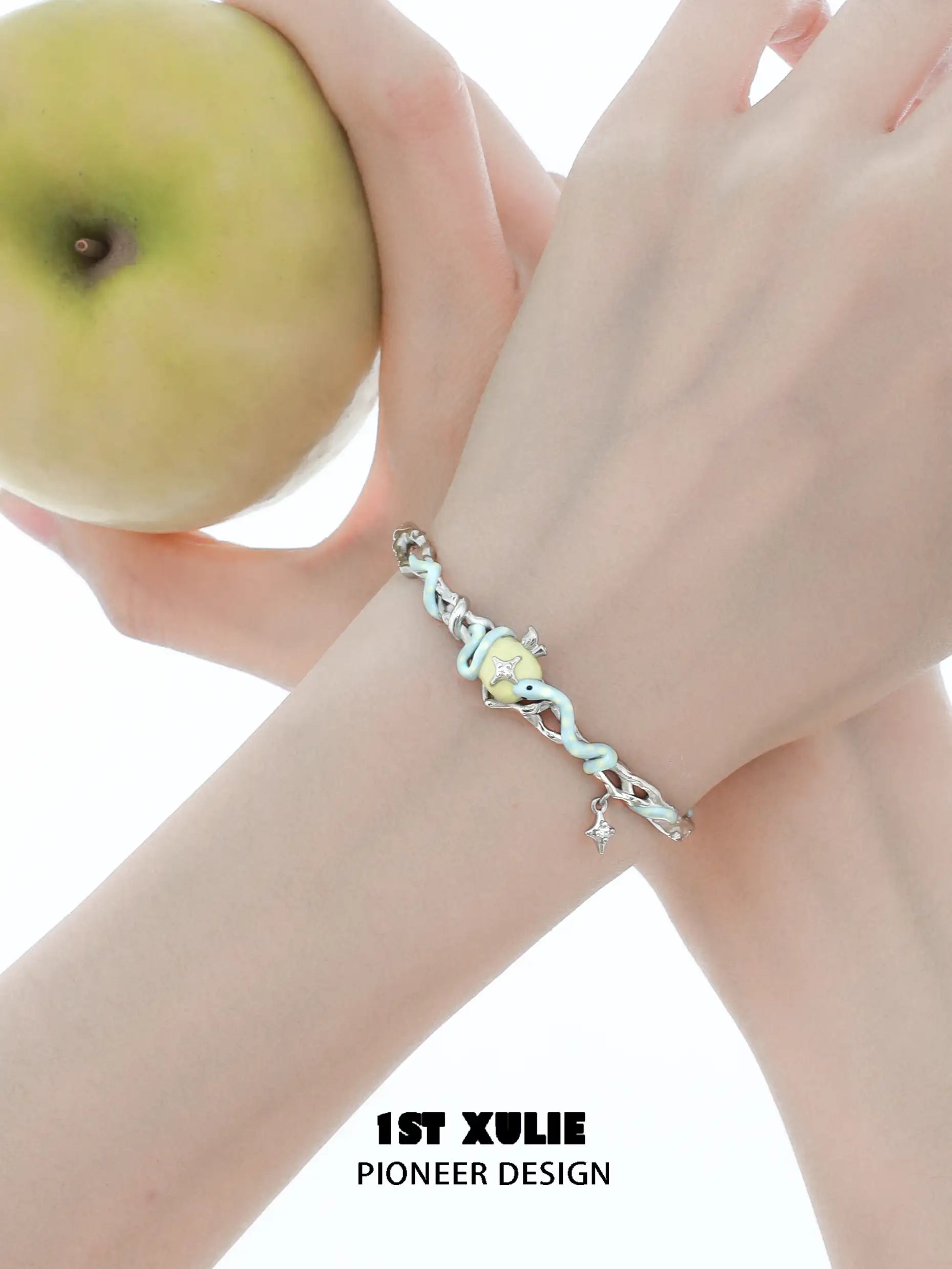 18K Platinum Plated Adjustable Open Bangle Bracelet for Women - Elegant Snake Design Jewelry for Party, Wedding & Everyday Wear
