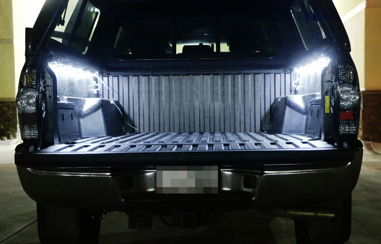10-Section Waterproof White 60 LED Truck Bed Lighting Kit with Wiring - Durable Cargo Area Lights for Pickup Trucks, Vans & SUVs - Perfect for Night Loading, Camping & Off-Road Adventures