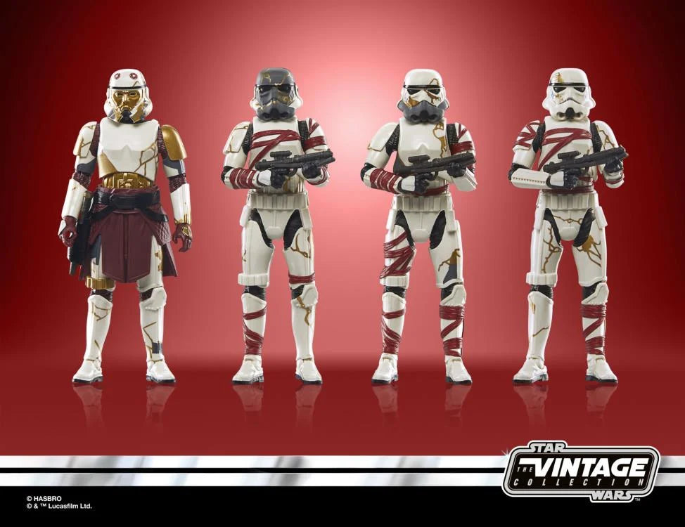 Star Wars Vintage Collection Captain Enoch & Thrawn's Night Troopers 4-Pack Action Figures - Perfect for Collectors, Display & Role-Playing Scenes