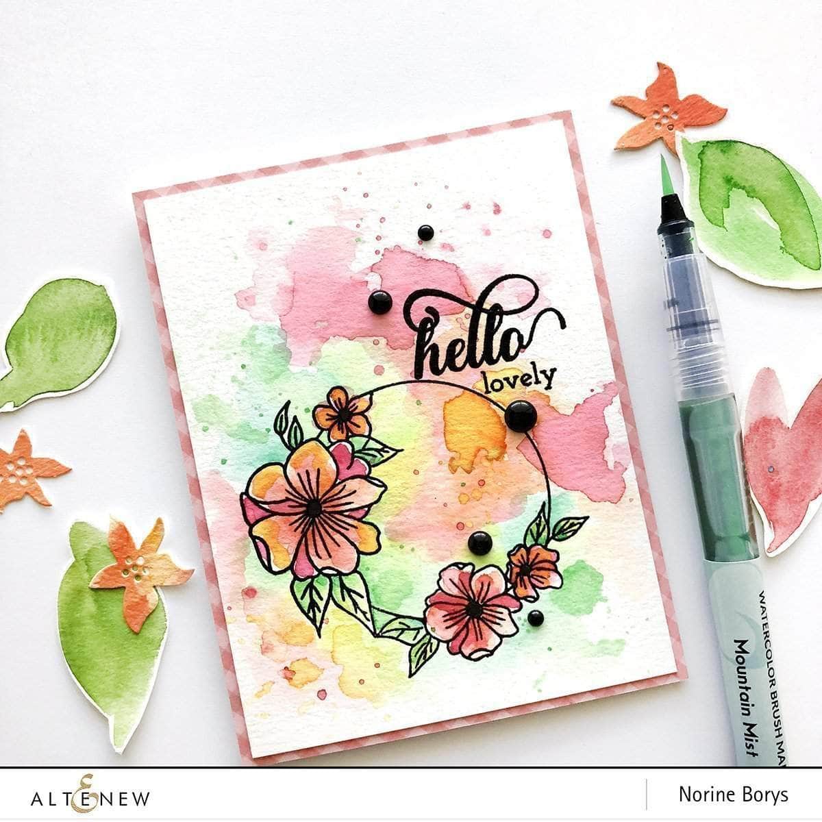 Everlasting Happiness Stamp Set - DIY Scrapbooking, Card Making, and Crafting Supplies for Creative Projects