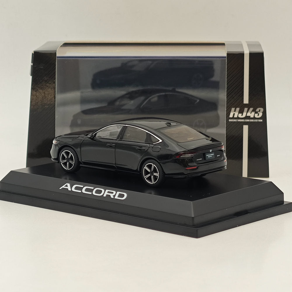 1/43 Honda Accord Crystal Black Pearl Diecast Model Car - Hobby Japan HJ431008BK - Perfect for Collectors, Display, and Gift Giving