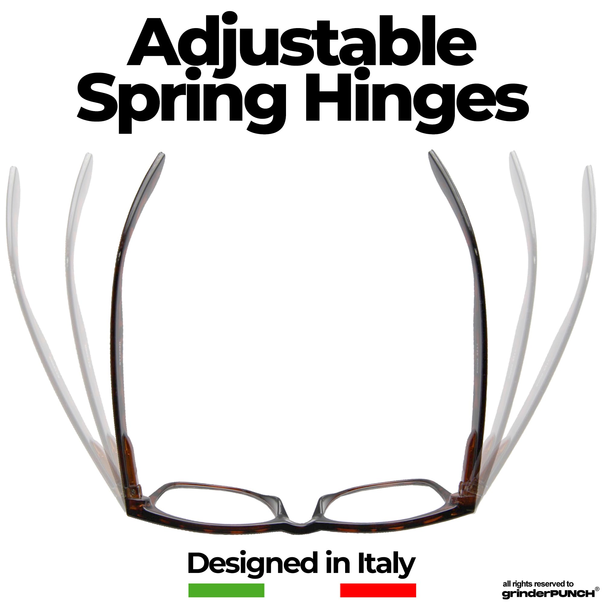 2 Pack High Magnification Reading Glasses -1.00 to -6.00 Strength | Durable Readers for Men & Women | Perfect for Reading, Crafts & Close Work