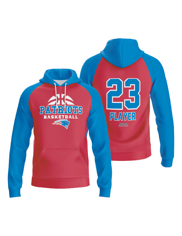 Pinellas Patriots Full Dye Hooded Sweatshirt - Comfortable & Stylish Pullover Hoodie for Men & Women - Perfect for Casual Wear, Sports, and Outdoor Activities