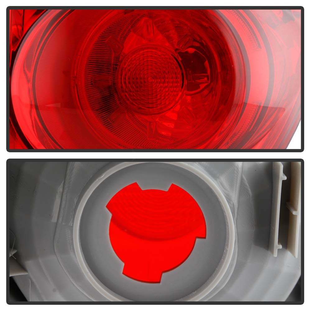 ACANII - OEM Style Tail Lights Brake Lamps Assembly Pair for 2010-2015 Chevy Equinox - Driver & Passenger Side Replacement - Perfect for Night Driving & Enhanced Safety