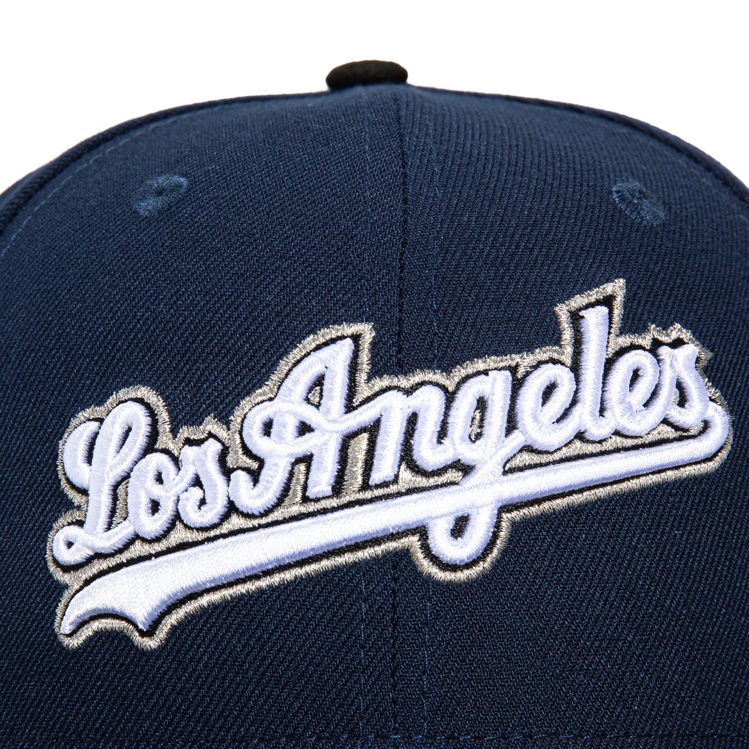 New Era 59Fifty Los Angeles Dodgers 50th Anniversary Patch Snapback Hat - Navy & Black Baseball Cap for Men & Women - Perfect for Games, Fan Gear & Streetwear Fashion
