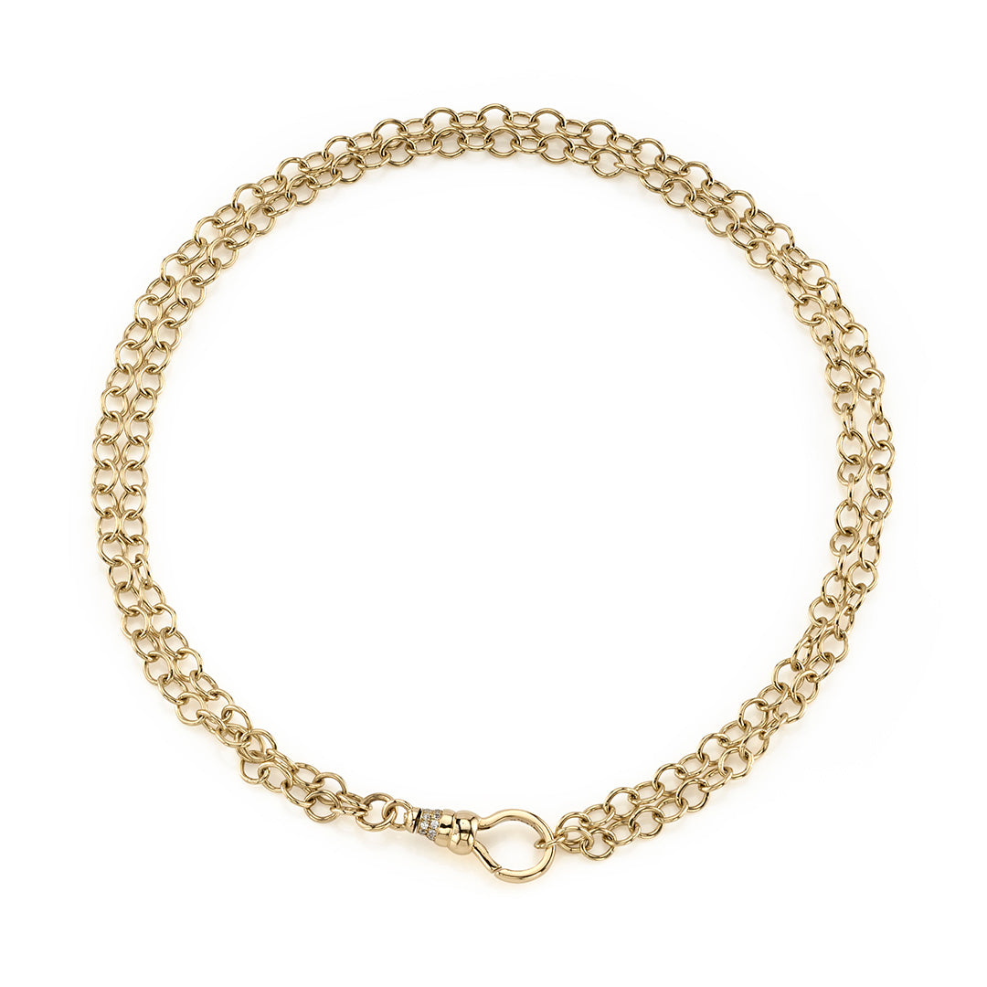 Single Stone Evren Chain Necklace - Elegant Minimalist Gold Pendant for Women | Perfect for Everyday Wear, Date Nights & Special Occasions
