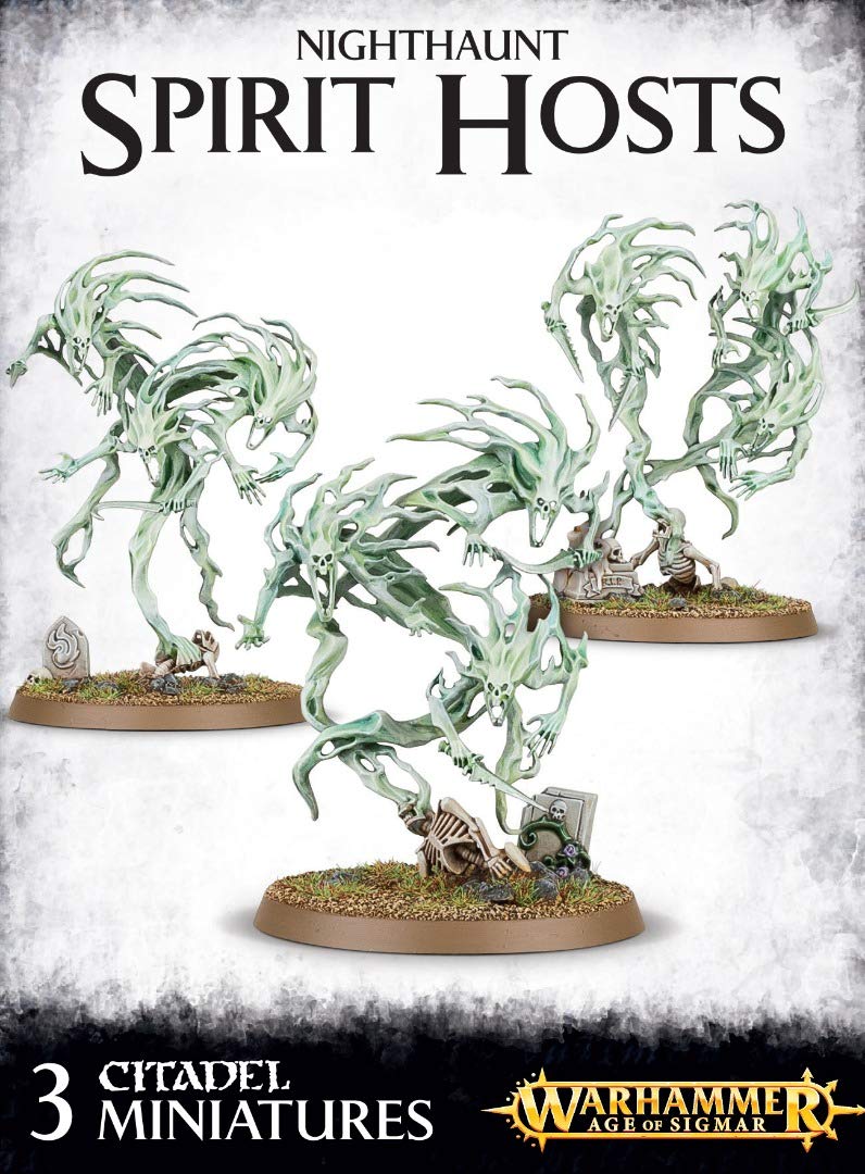 Nighthaunt Spirit Hosts Tabletop Miniature Set - Games Workshop 99120207030 - Black, Medium - Perfect for Warhammer Fantasy & AoS Battles