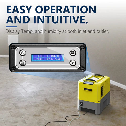 AlorAir Storm LGR Extreme Large Commercial Dehumidifier with Built-in Pump - Heavy Duty Moisture Control for Basements, Warehouses & Large Spaces