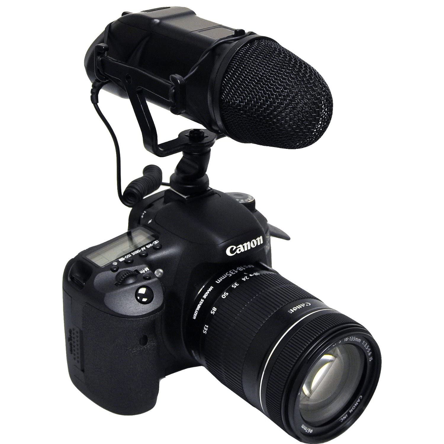 Professional Digital NC Microphone (Stereo/NRS) for Sony Cyber-Shot DSC-RX10 II - High-End Noise Cancelling Mic with Dead Cat Wind Muff for Vlogging, Streaming & Outdoor Recording