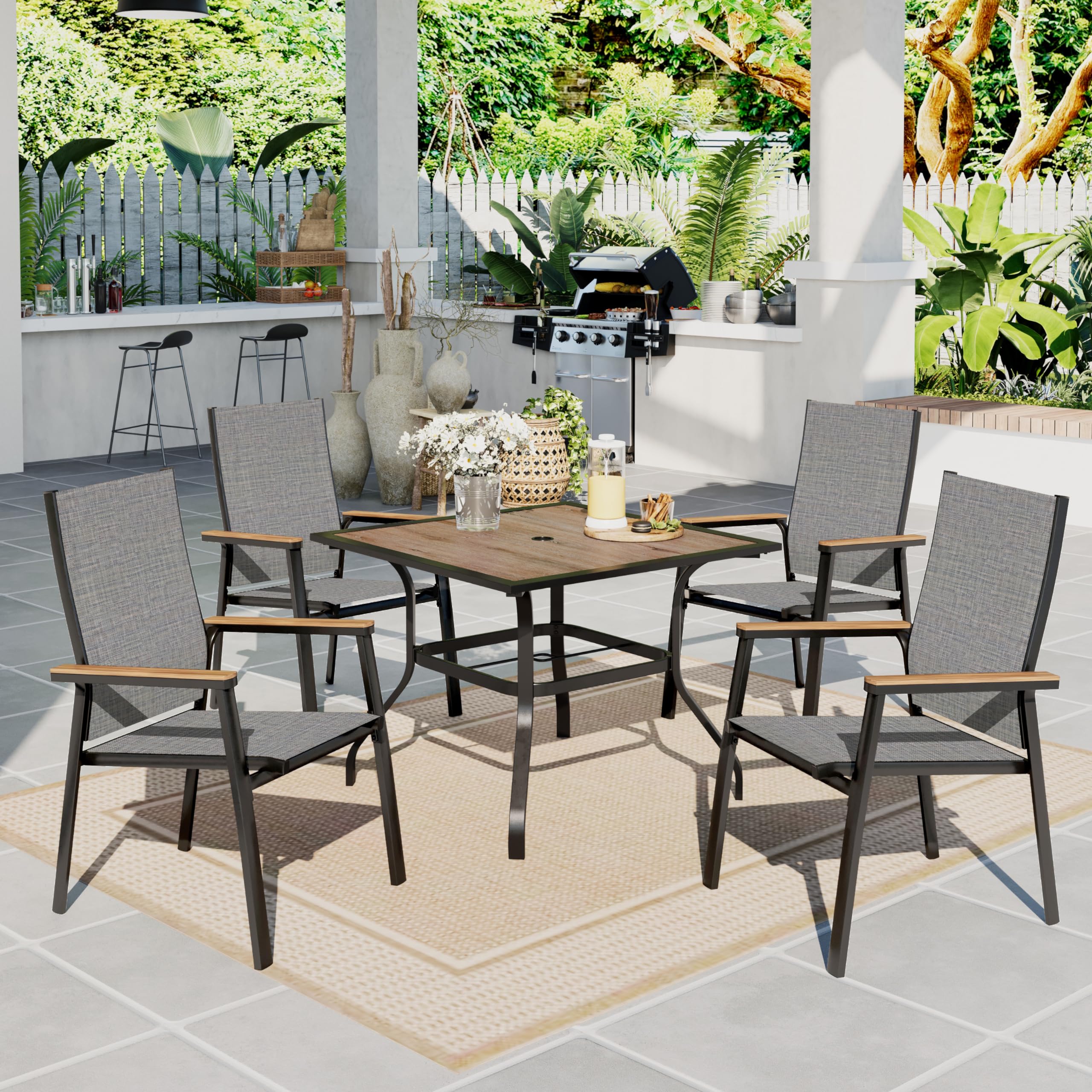 Sophia & William 5-Piece Patio Dining Set with 37