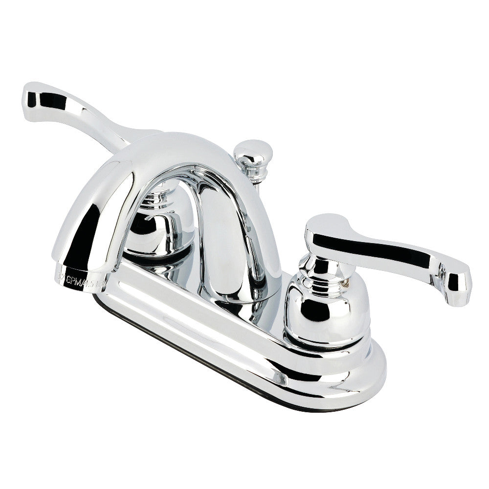 Kingston Brass KB5619FL 4 Inch Centerset Bathroom Faucet - Modern Water-Saving Design for Vanity Sink, Perfect for Home & Hotel Bathroom Renovation
