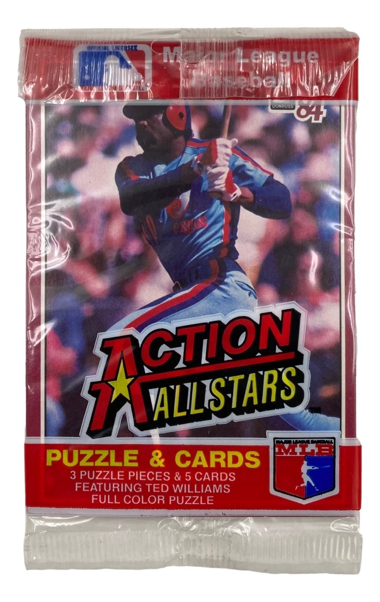 1984 Donruss Action All Stars Puzzle & Card Pack - Andre Dawson & Fred Lynn - Vintage Baseball Collectibles for Fans & Card Enthusiasts - Perfect for Display, Trading, and Memorabilia Collections