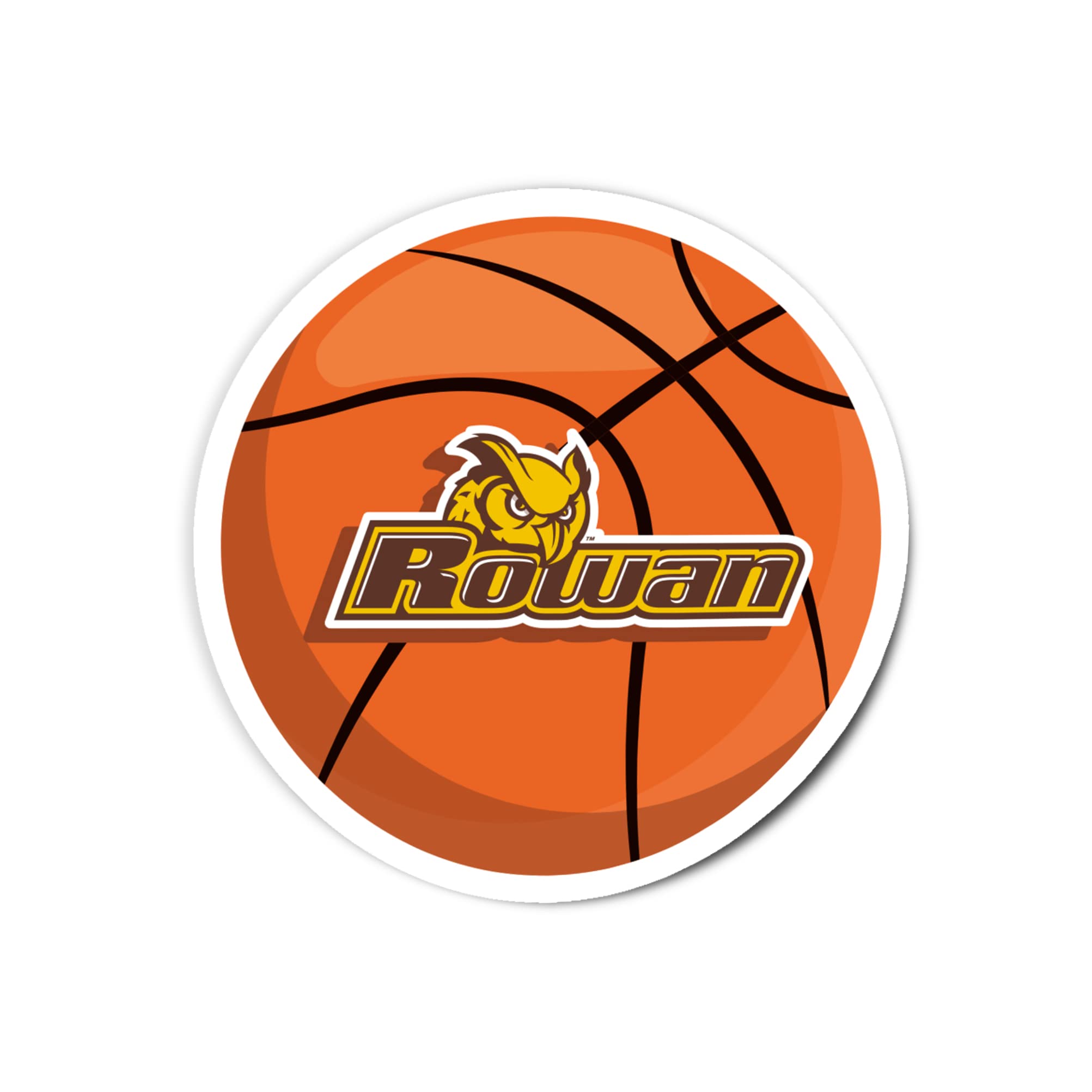 Desert Cactus Rowan University Vinyl Decal Sticker - Waterproof Laptop, Water Bottle, Car, Scrapbook Decoration - Perfect for College Dorm, School Spirit & Basketball Fans
