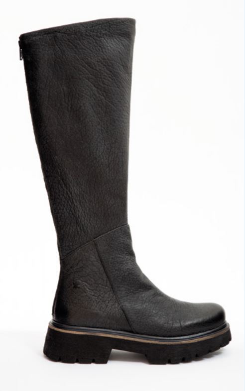 Diane Women's Knee High Tall Boots - Mammut Nero Leather Fashion Boots for Winter & Fall | Perfect for Office, Party & Casual Outfits