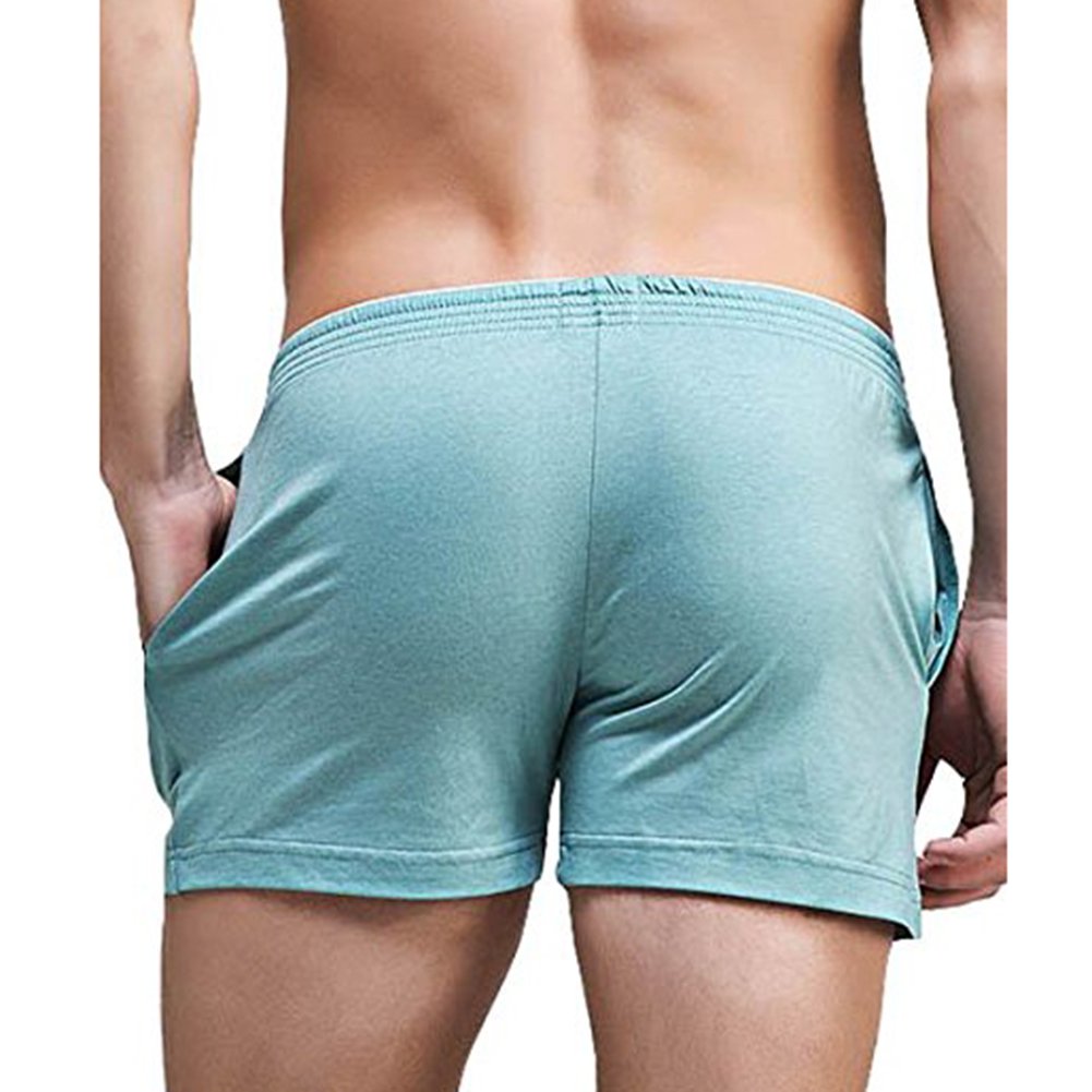 **Sandbank Men's Quick-Dry Running Shorts with Pockets - Lightweight Gym Workout & Lounge Sleep Bottoms for Active Lifestyle**