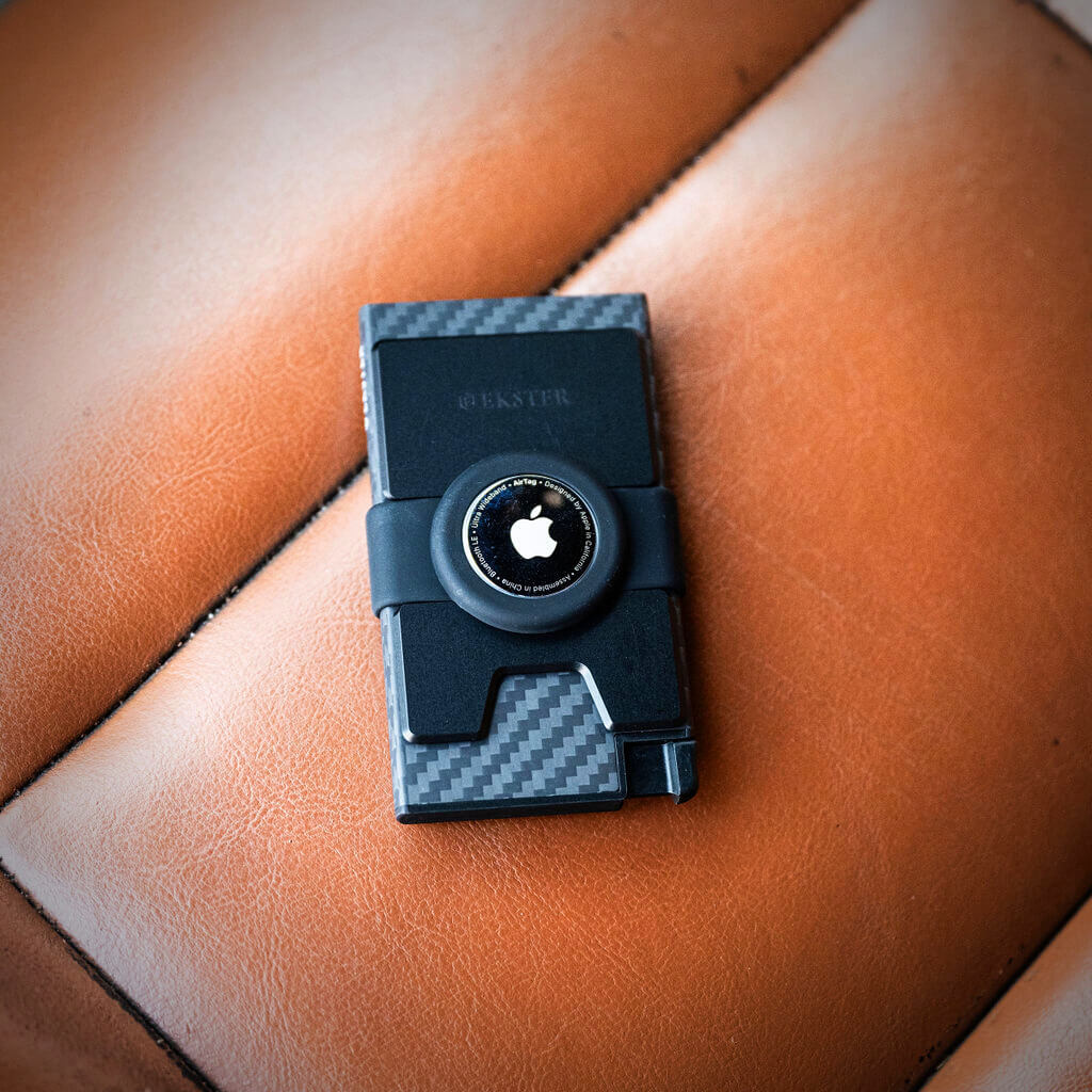 Apple AirTag Card Holder - Slim RFID Blocking Wallet for AirTag Tracker | Perfect for Travel, Keys & Wallet Tracking
