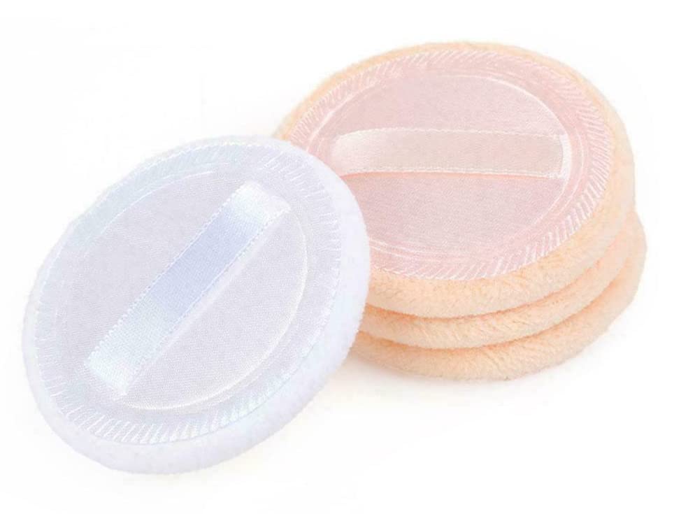 Premium Powder Puff for Women - Soft Makeup Sponge for Loose & Pressed Powder - Dry & Wet Use - Foundation & Contouring Blender - Under Eye & Face Application - 2 Pack Micro Round Puffs - Perfect for Daily Makeup & Professional Beauty Routines
