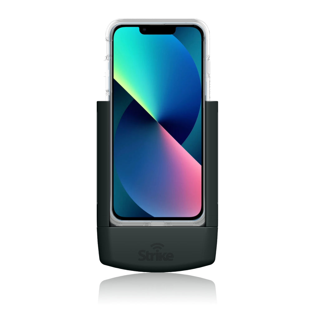 iPhone 13 Mini Car Phone Holder with Strike Case - Secure Mount for Driving, Commuting & Travel - Perfect for Road Trips & Daily Use