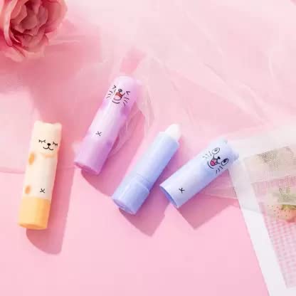 Cartoon-Shaped Lip Balm for Dry Lips - Moisturizing & Cute Beauty Product for Kids, Teens & Adults - Perfect for School, Travel & Daily Hydration
