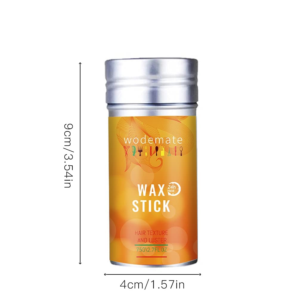 Wax Stick for Hair Wigs & Edge Control Pomade - Long-Lasting Styling Gel for Black Hair | Moisturizing, Shine & Flyaway Control | Non-Greasy Formula (2.7oz) - Perfect for Daily Styling, Wig Maintenance & Natural Hair Care