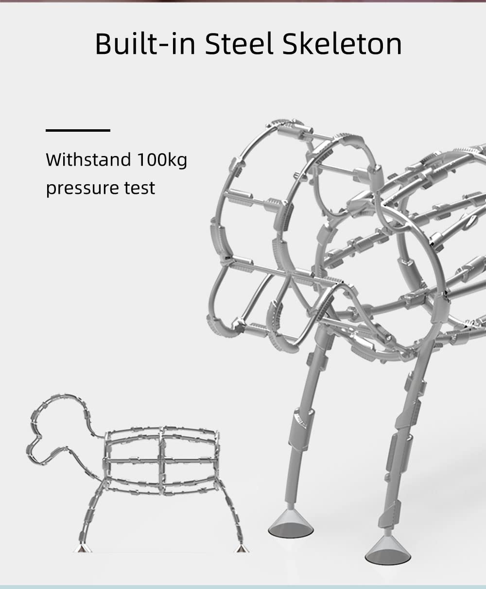 Dog Humping Toy - Soft Plush Dog Sleeping Toy for Male Dogs, Female Dog Simulation Toy for Estrus Relief (White) | Perfect for Stress Relief, Training & Playtime