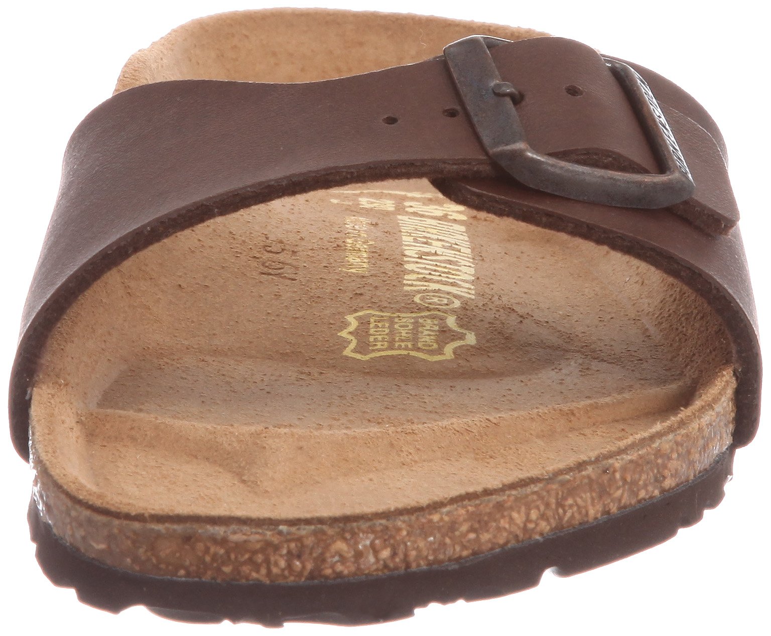 Birkenstock Women's Comfort Slides - Soft Footbed Sandals in Brown, Size 7.5 | Perfect for Summer, Beach, and Casual Wear