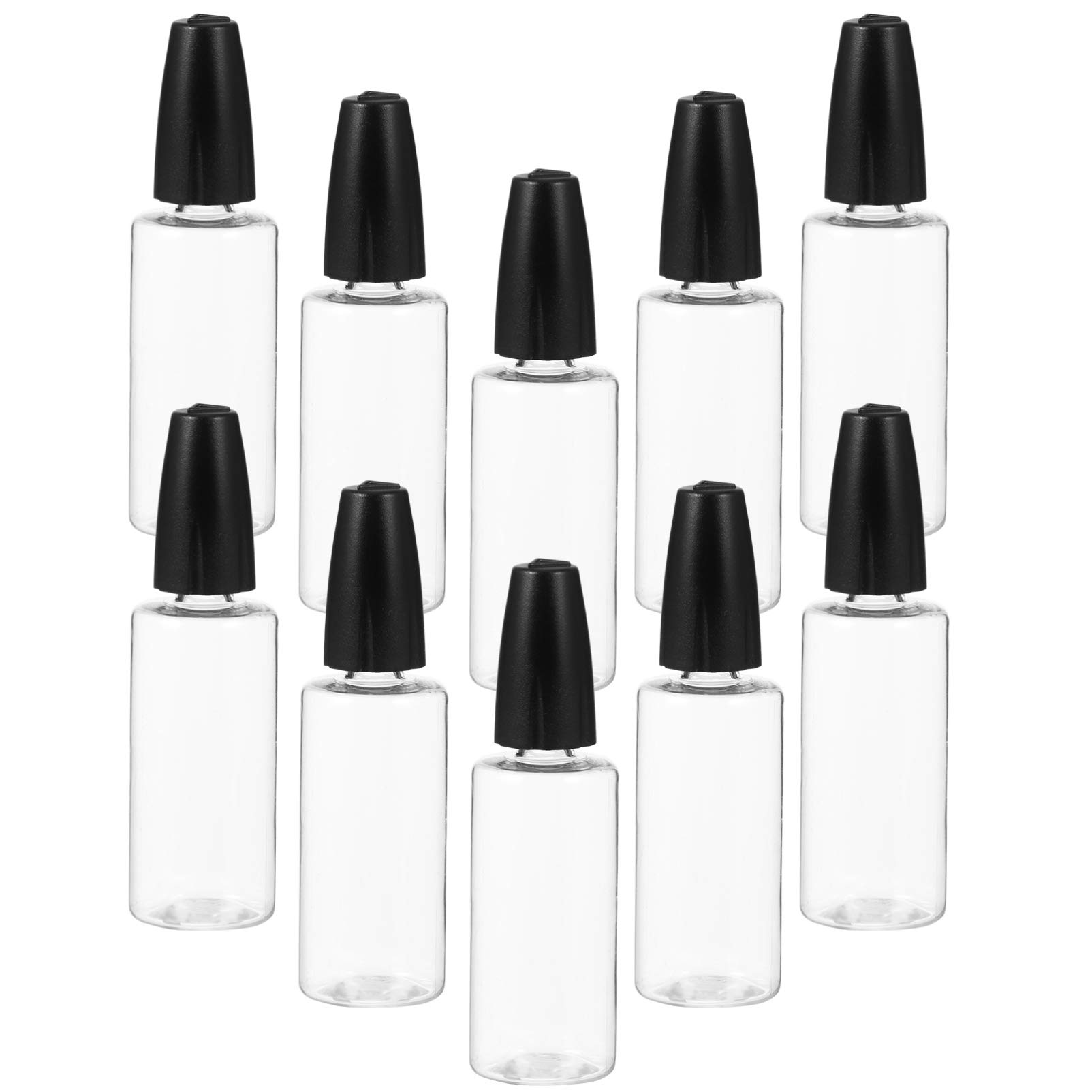 Baluue 10-Pack Precision Tip Applicator Bottles with Needle Tip - Plastic Squeeze Bottles for Glue, Oil & DIY Crafts - Perfect for Quilling, Jewelry Making & Small Liquid Applications