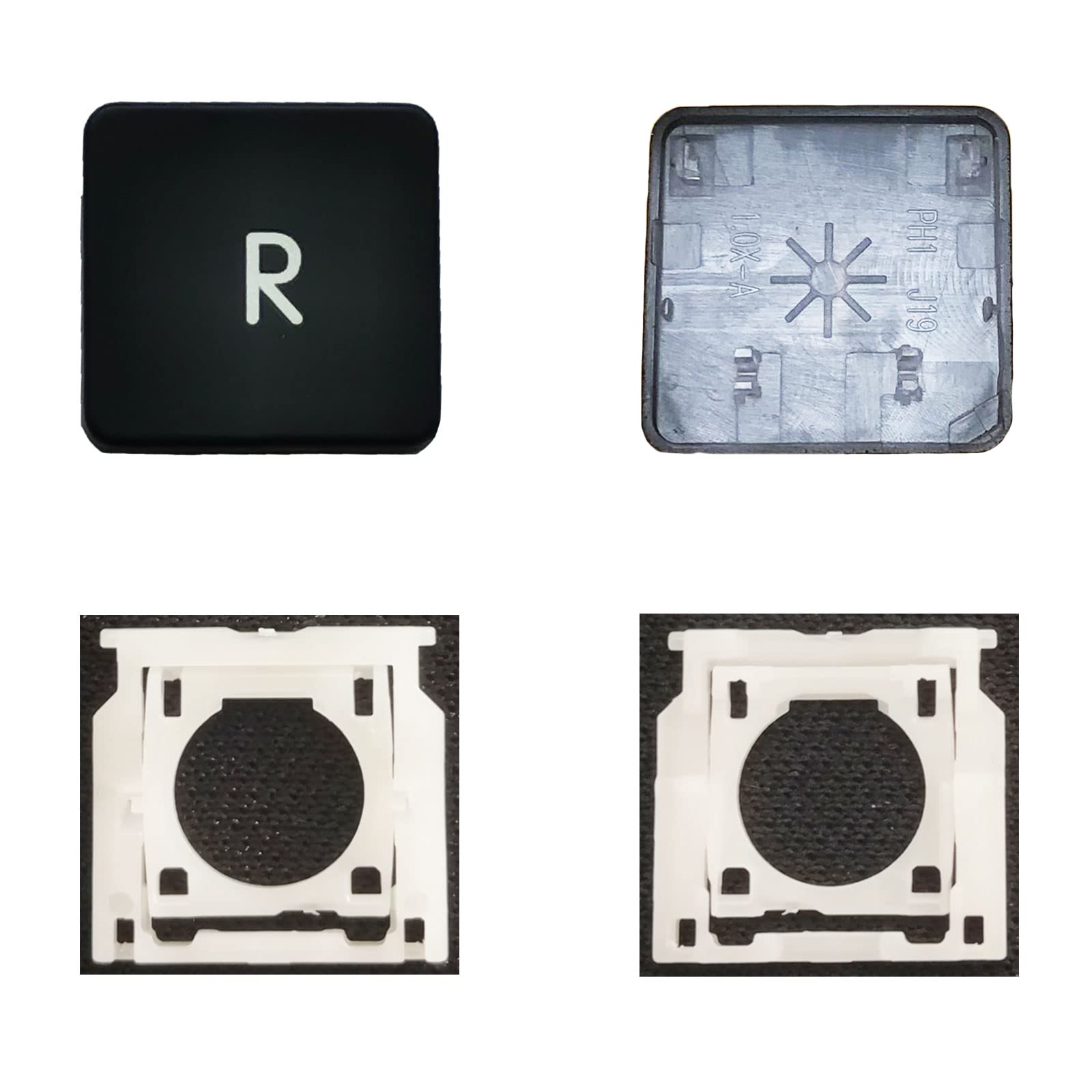 Replacement Individual AP08 Type R Keycap and Hinge for MacBook Pro Retina A1425 A1502 A1398 & MacBook Air A1369 A1466 A1370 A1465 - Perfect for Keyboard Repair and Key Replacement at Home or Office