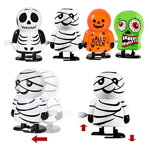 Max Fun 12-Piece Halloween Wind-Up Toys Set - Spooky Party Favors & Trick or Treat Gifts for Kids | Perfect for Classroom Prizes, Goodie Bags & Halloween Celebrations