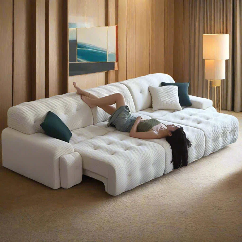 Divano Lazy Sofa Bed - Convertible Folding Futon for Living Room, Bedroom & Small Spaces | Comfortable Lounge Chair & Guest Bed for Apartments