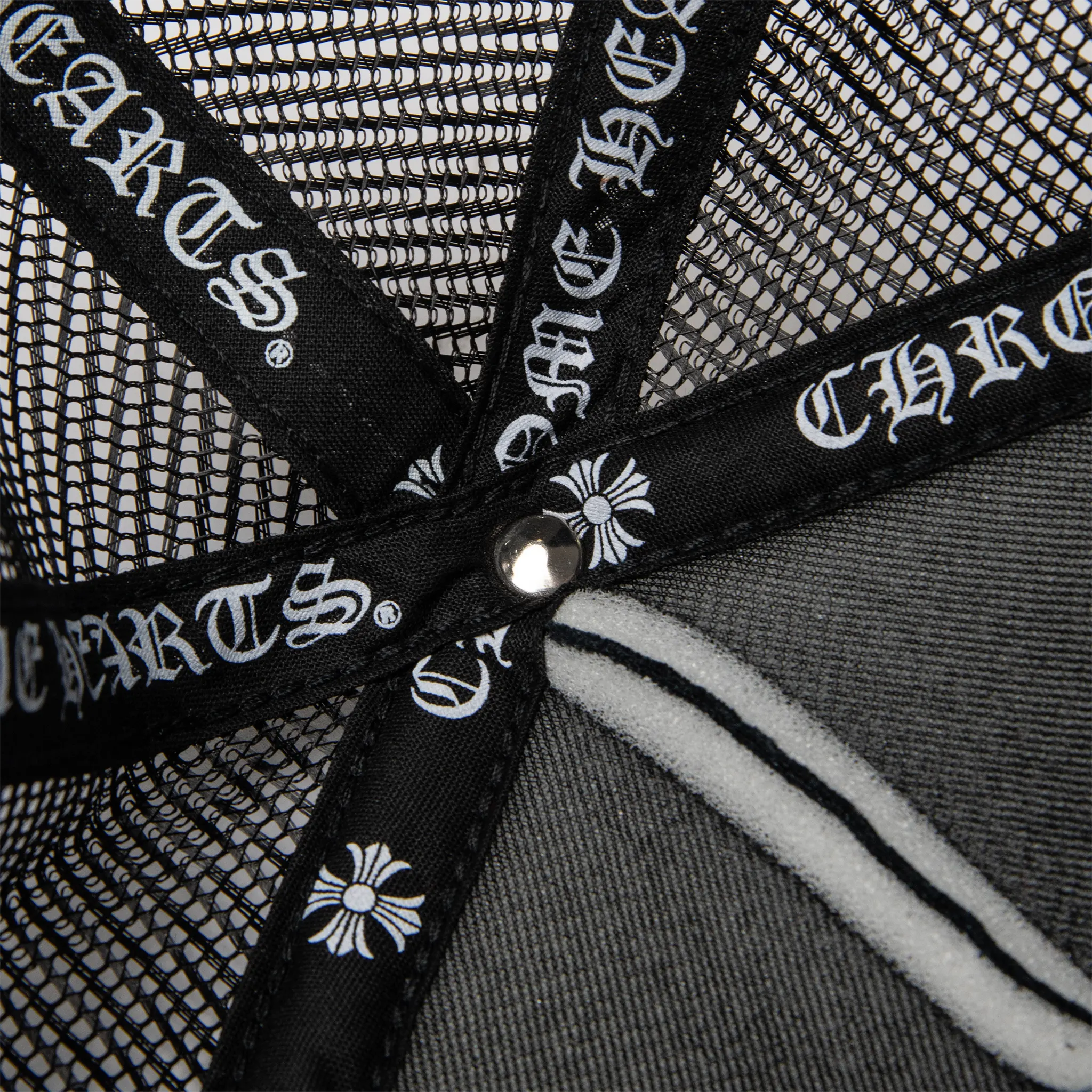 Chrome Hearts CH London Black Trucker Cap - Stylish Unisex Baseball Hat for Men & Women - Perfect for Streetwear, Casual Outfits & Fashion Accessories