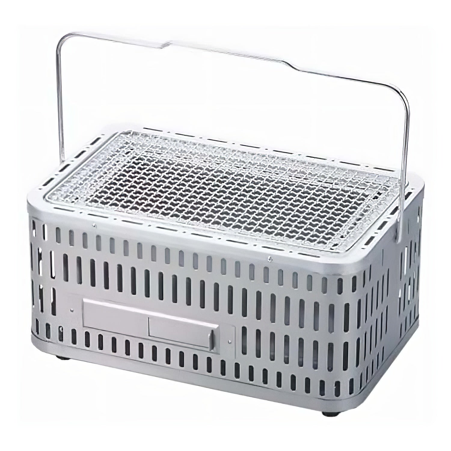 Premium Green Life Steel Charcoal Konro Grill - Portable Japanese BBQ Grill for Outdoor Cooking, Camping & Backyard Parties