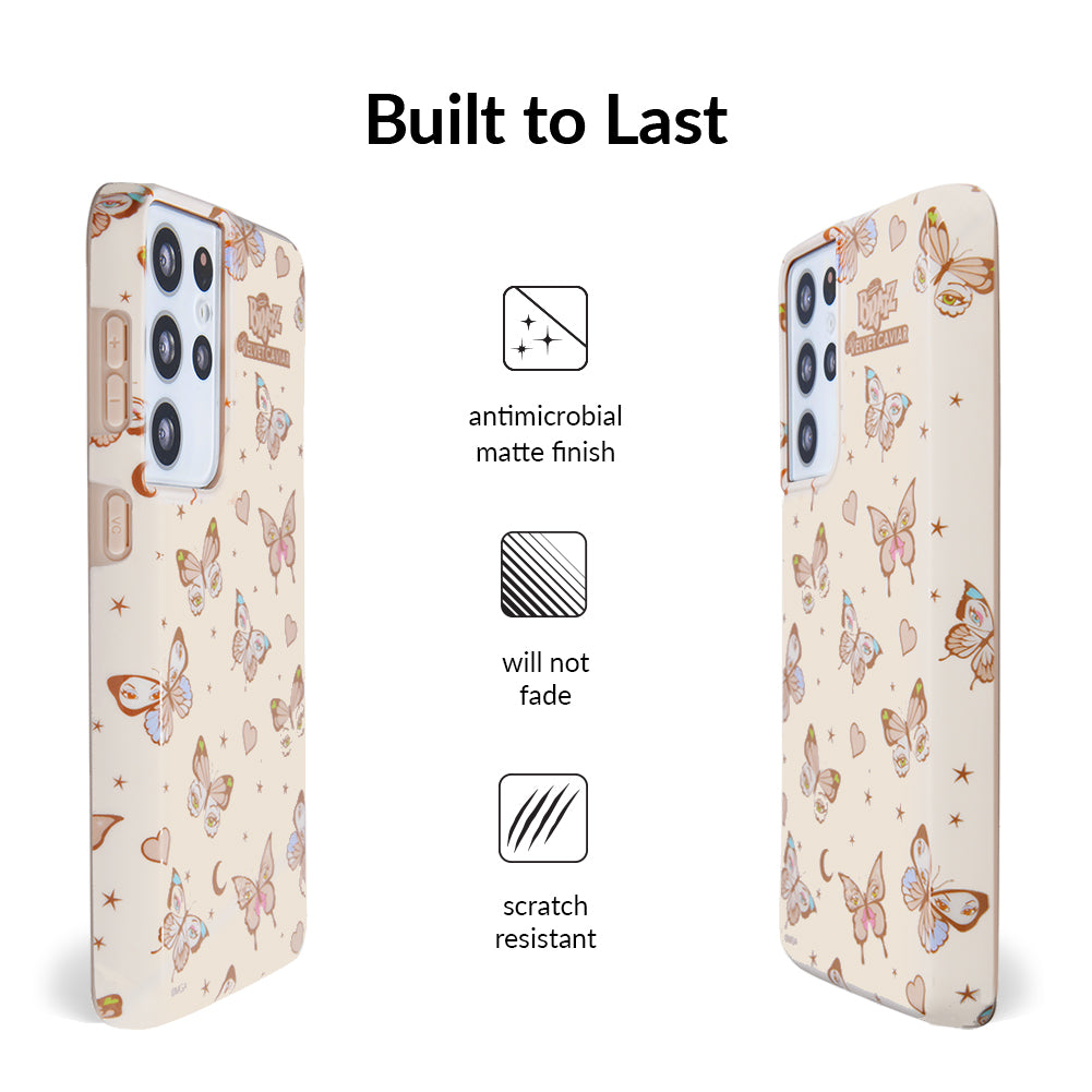 Bratz Butterfly Design Samsung Phone Case - Trendy Protective Cover for Galaxy S21, S20, Note 20 - Perfect for Teens, Fashion Lovers & Bratz Fans - Great for School, Parties & Everyday Use