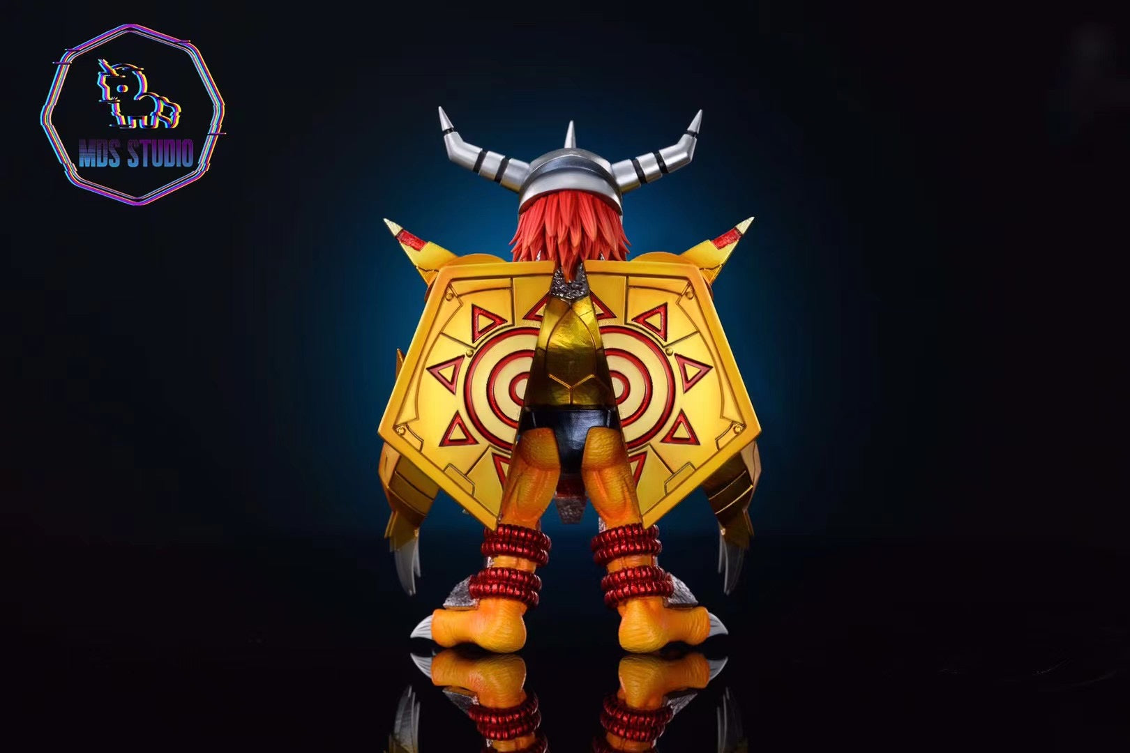 MDS Studio WarGreymon, BlackWarGreymon & Koromon Action Figures - Digimon Collectible Toys for Fans | Perfect for Display, Gift Giving & Anime Collections