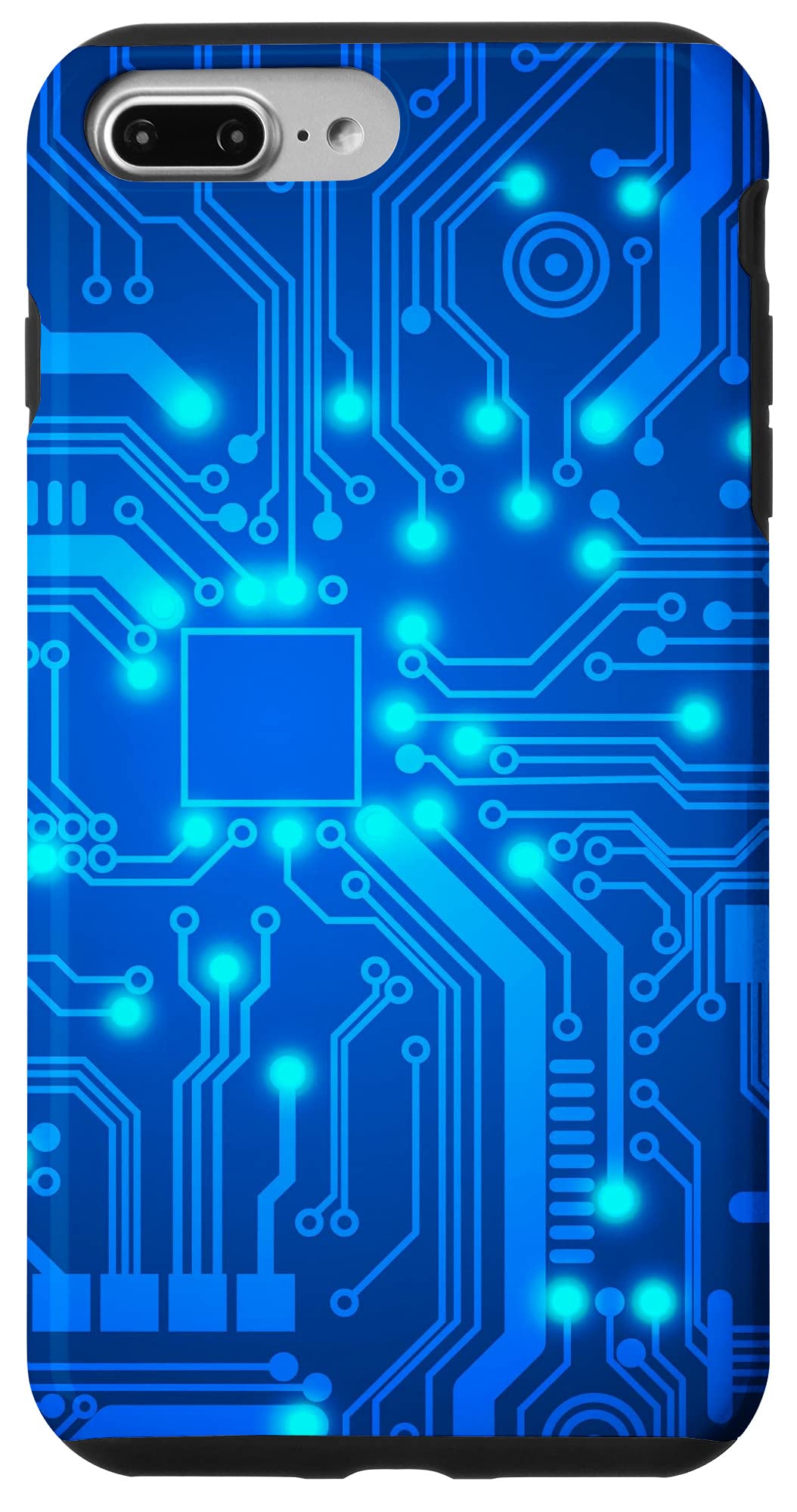 iPhone 7 Plus/8 Plus Blue Circuit Board Case for Tech Lovers