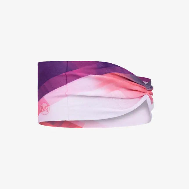 Buff Coolnet UV Ellipse Headband for Adults - Purple, Moisture-Wicking & Sun Protection for Running, Hiking & Outdoor Activities